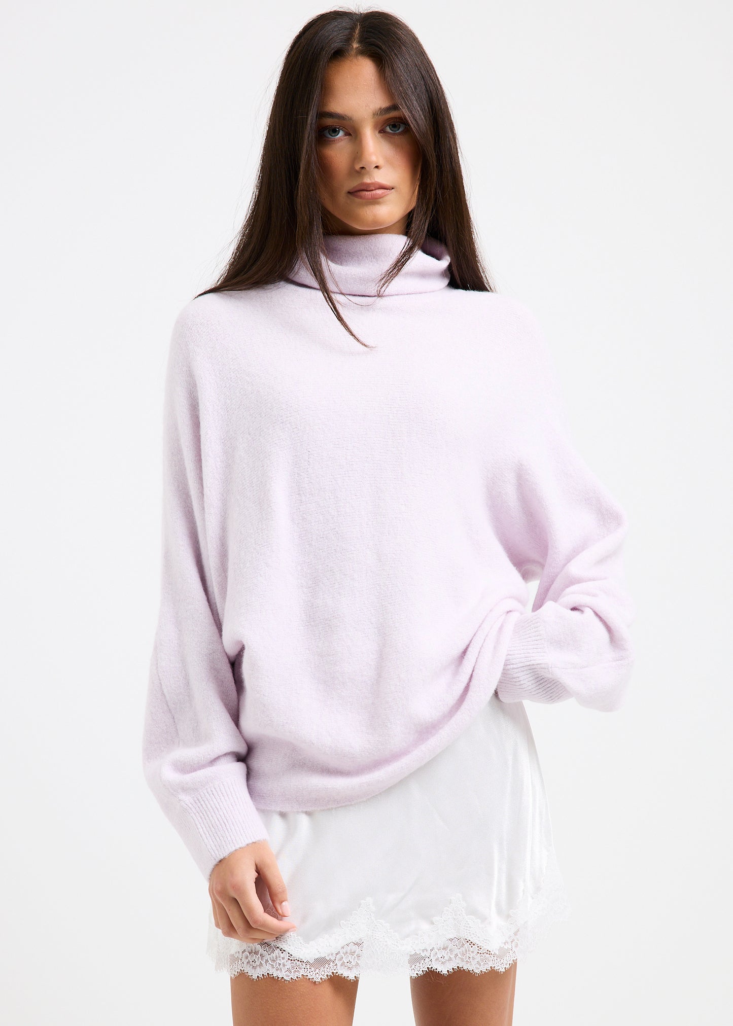 Anna Cowl Batwing Knit Jumper