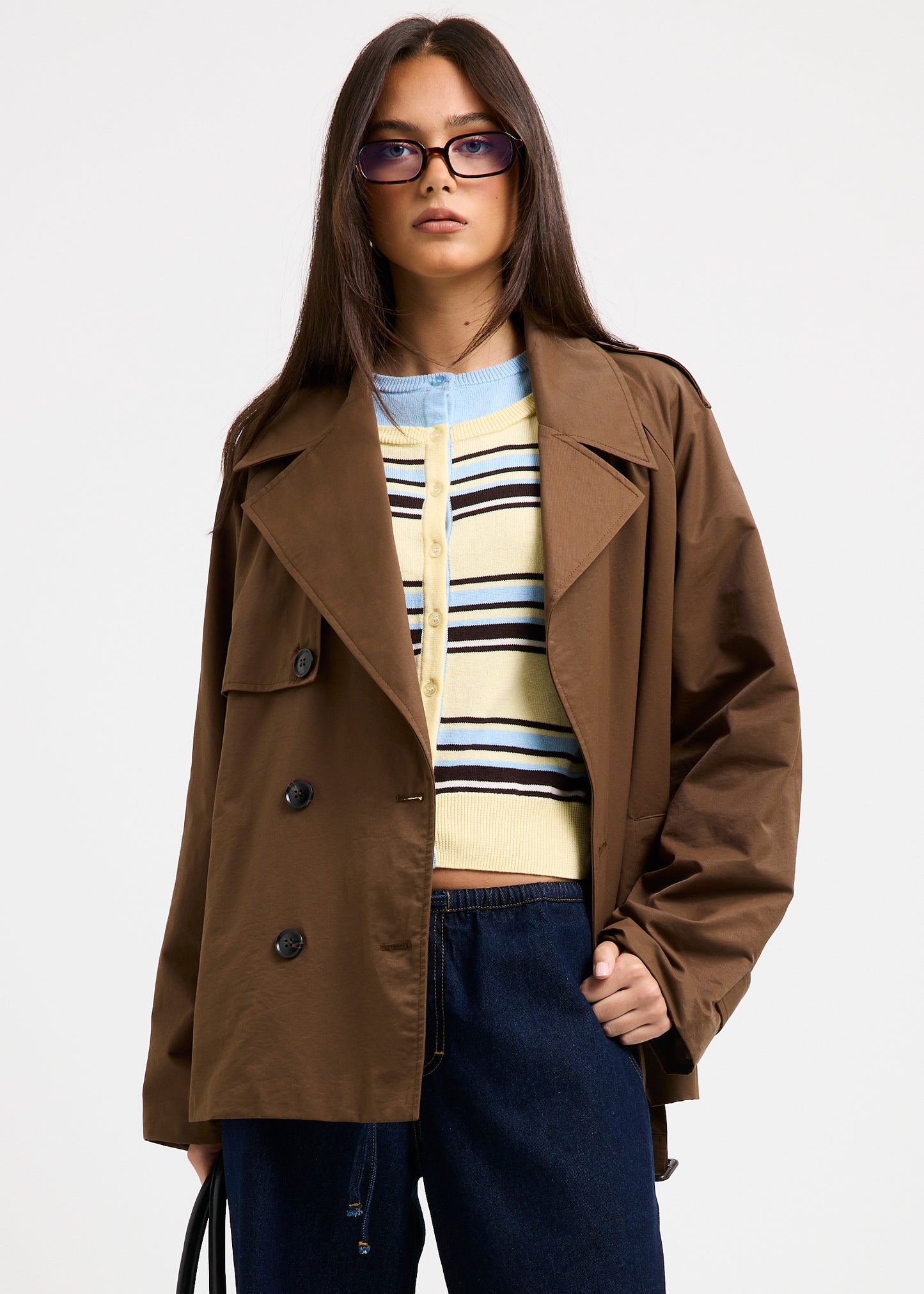 Tessa Cinched Trench Coat