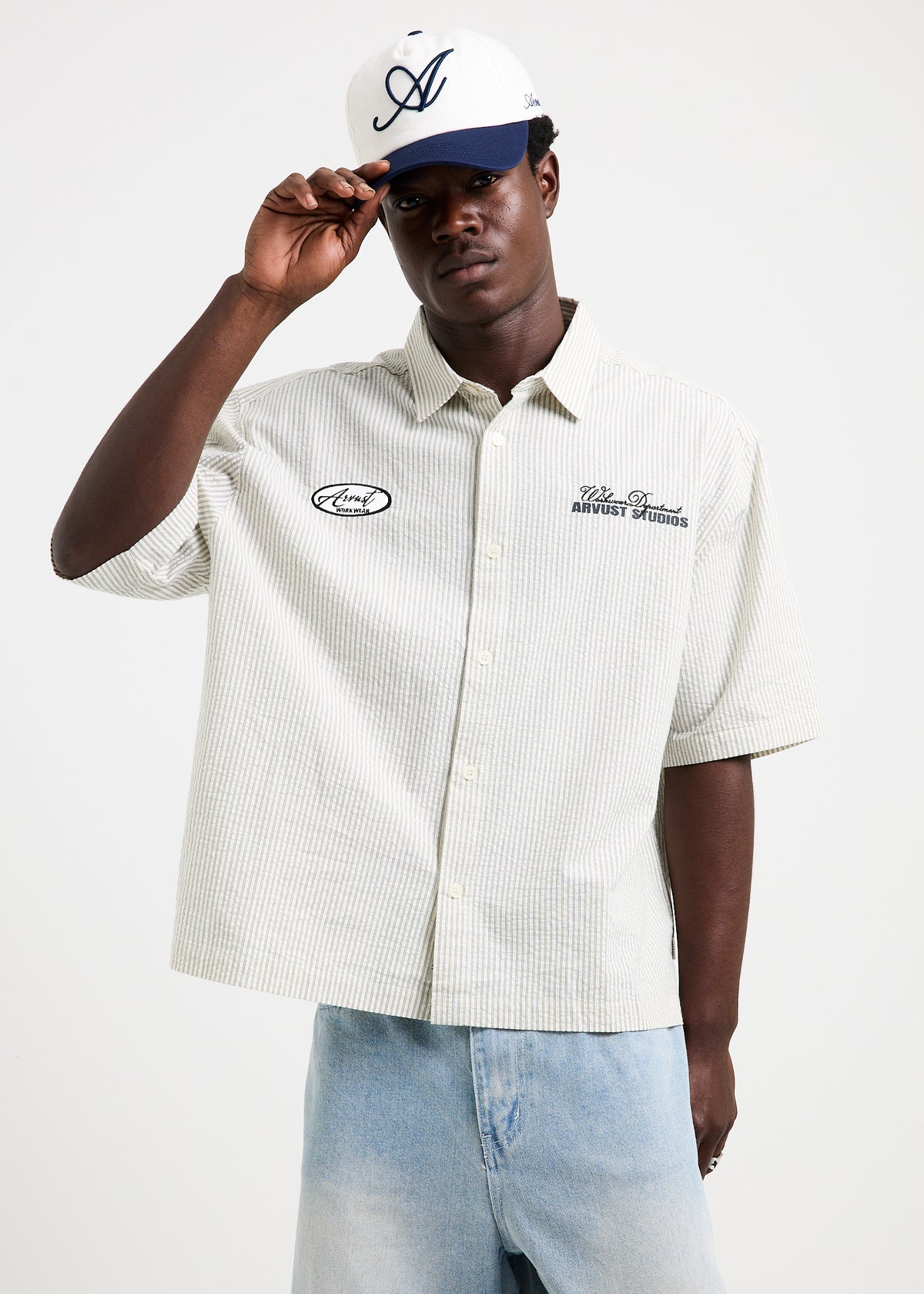 Jetty Short Sleeve Shirt WHITE