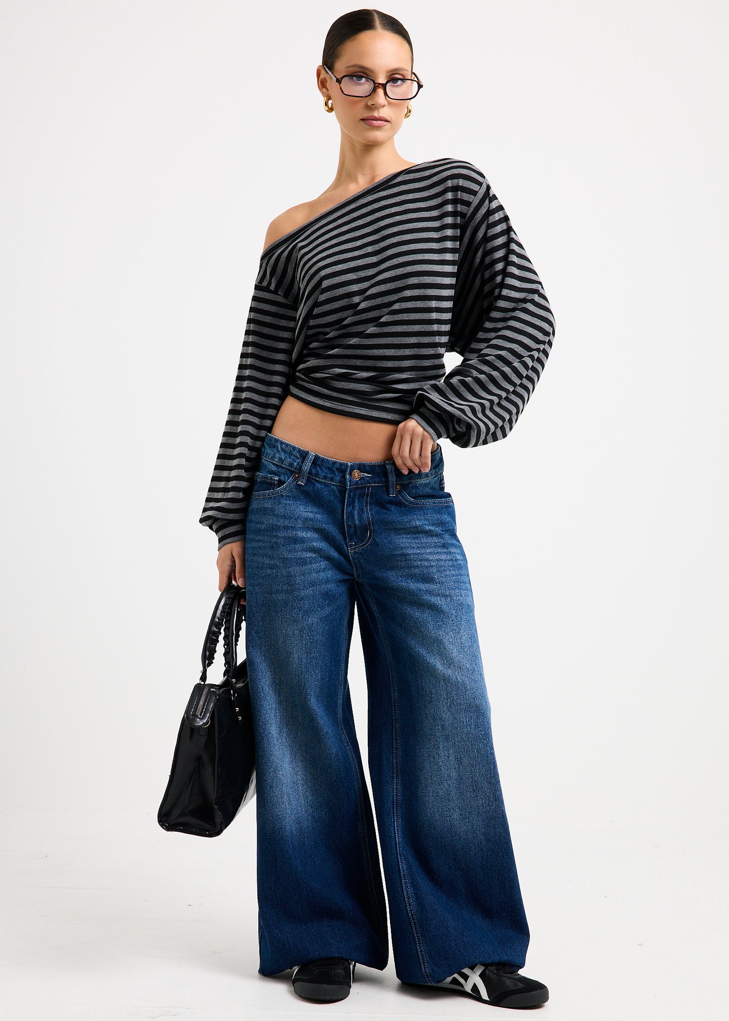 Cindy Low Wide Denim Jeans