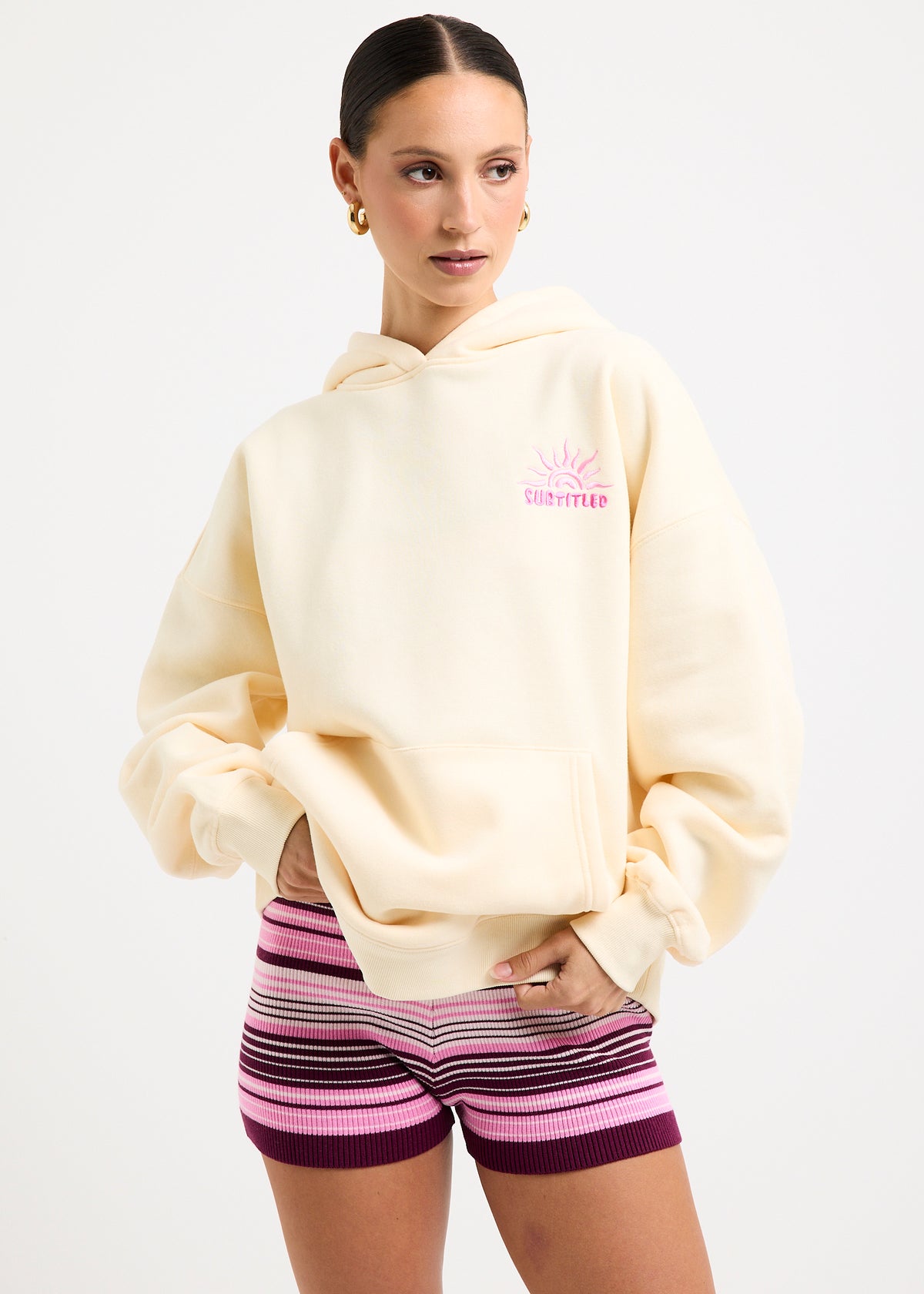 Sunset Oversized Hoodie LEMON