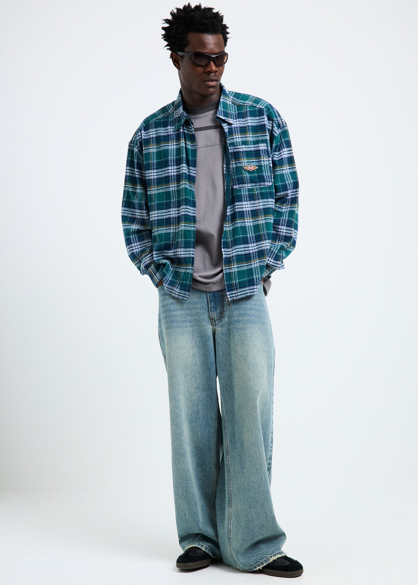 Oceanace Long Sleeve  Zip Shirt