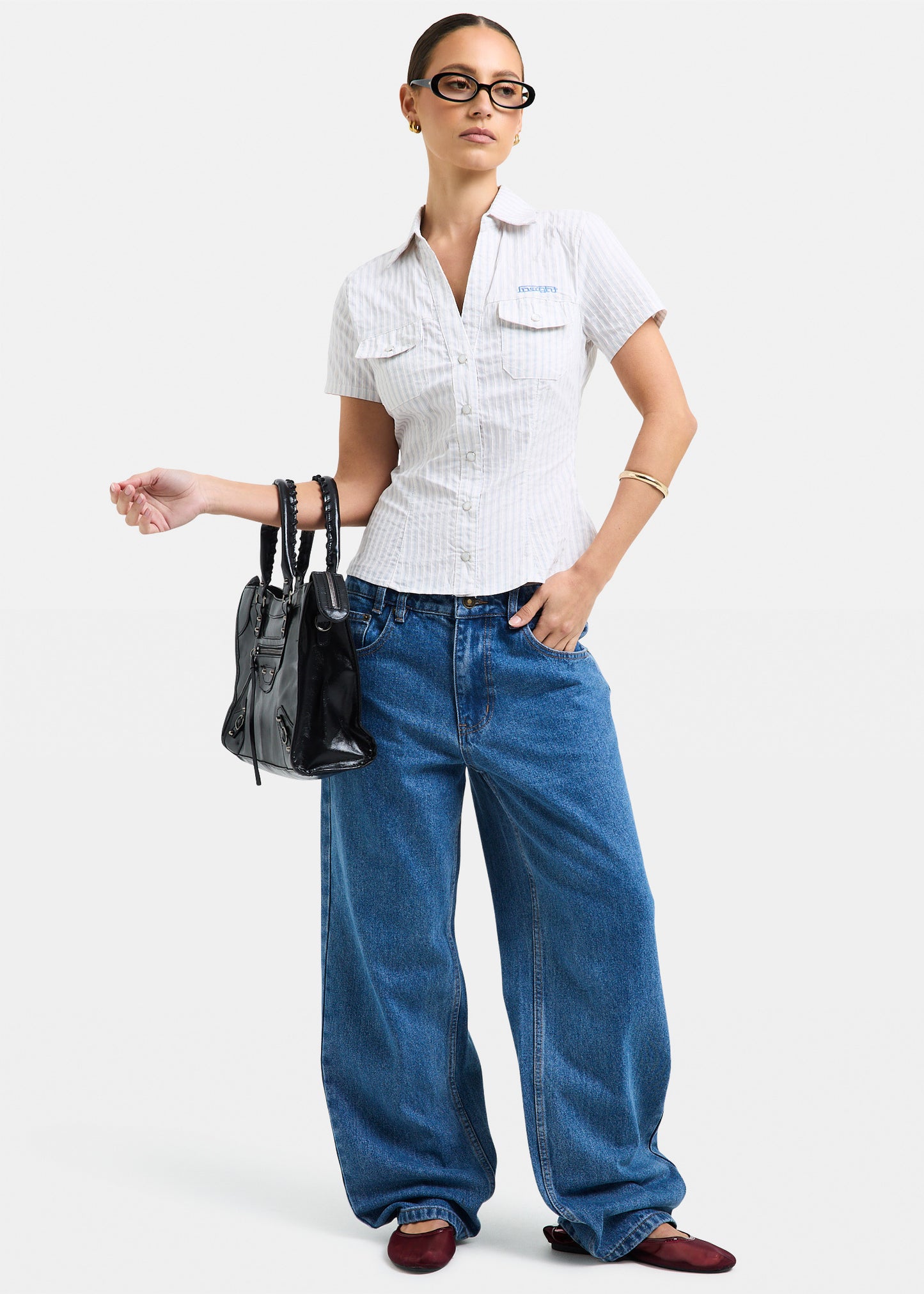 Bobby Baggy Dad Denim Jeans Petite
