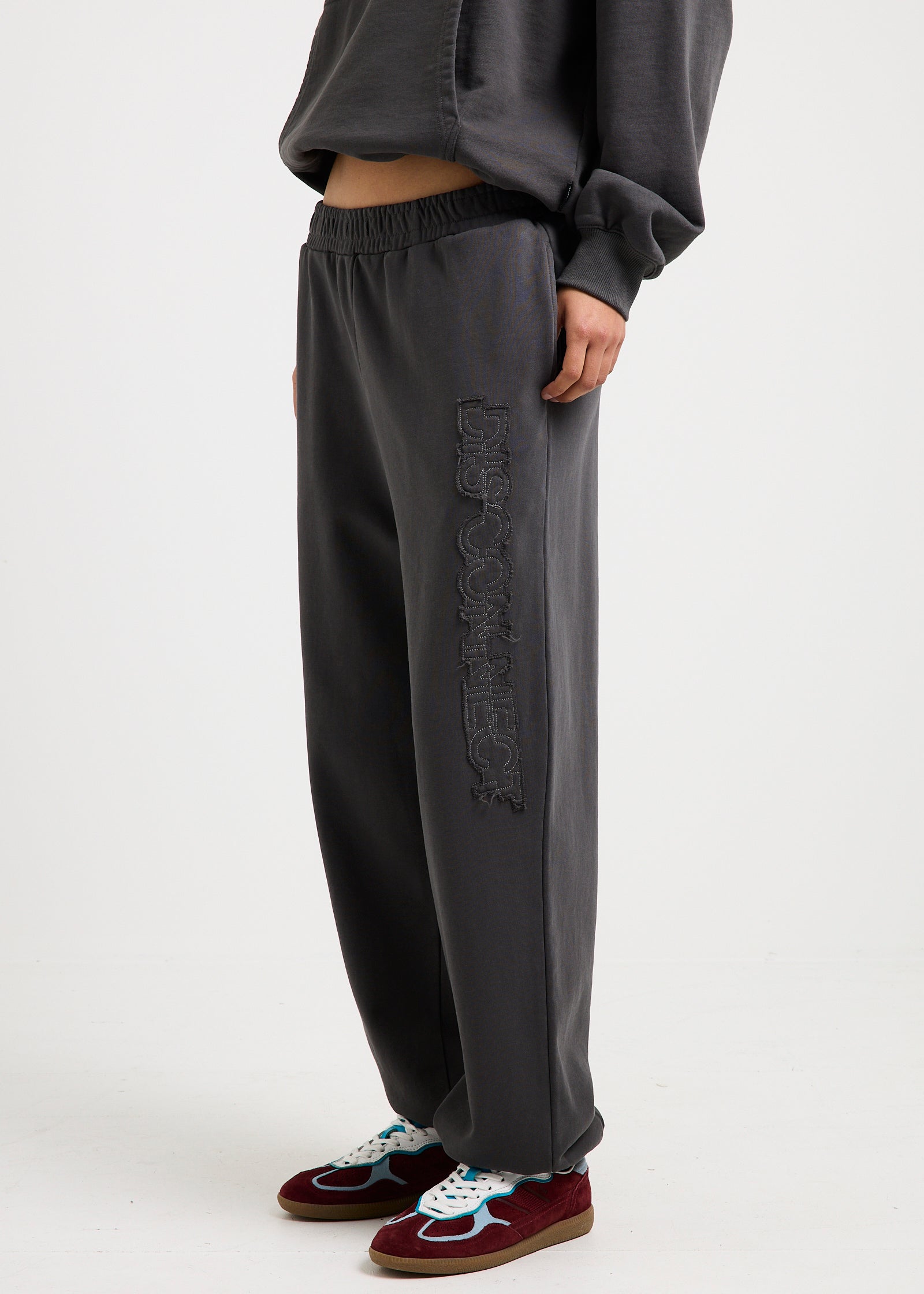 Joni Distressed Sweatpants SLATE