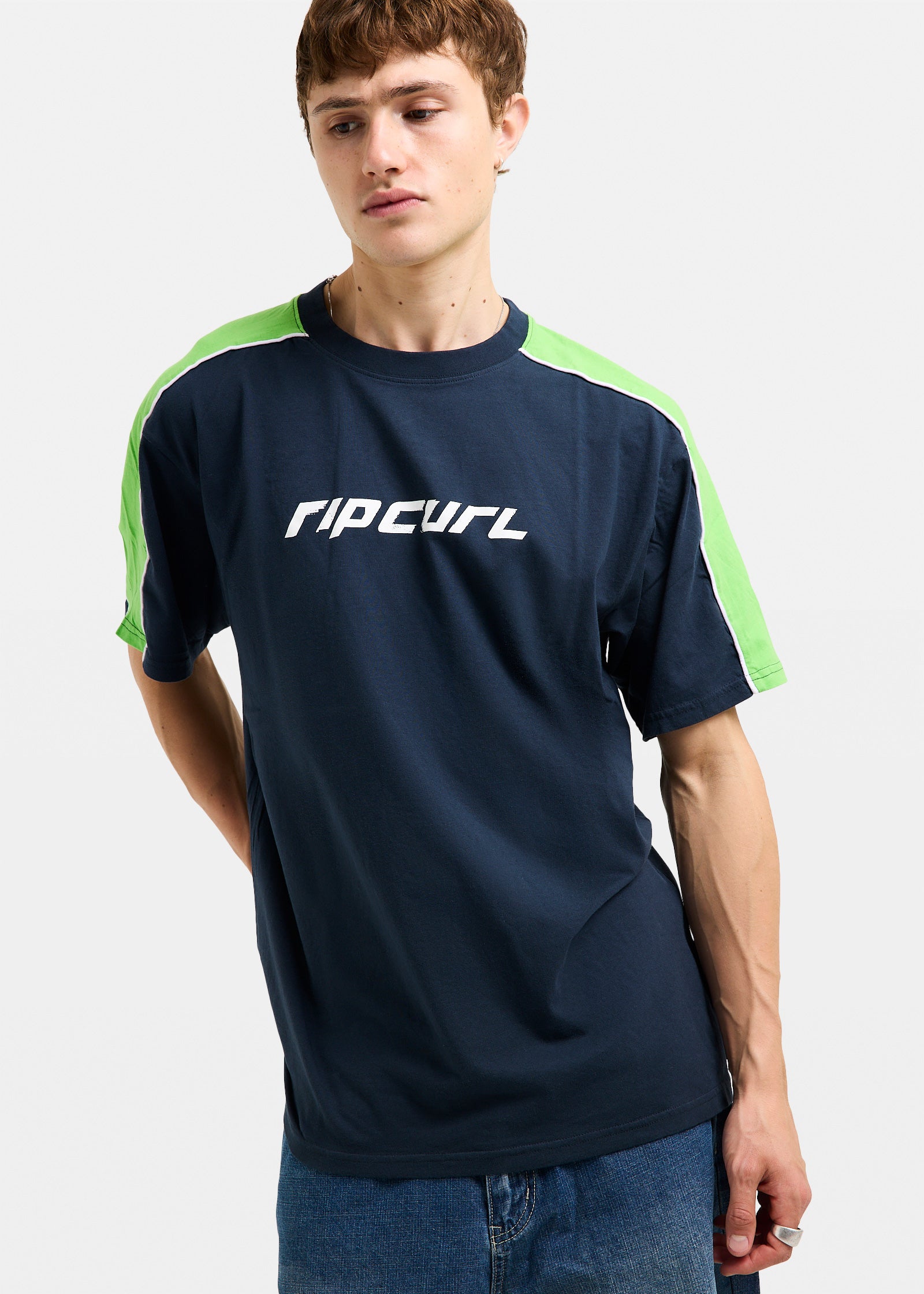 Archive Up Top Panel T-Shirt DARK NAVY