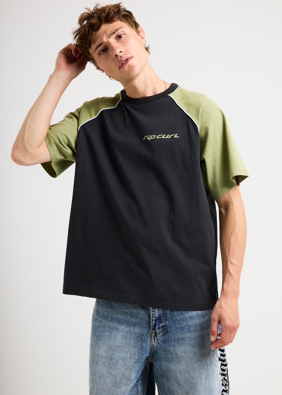 Pipeline T-Shirt BLACK GREEN