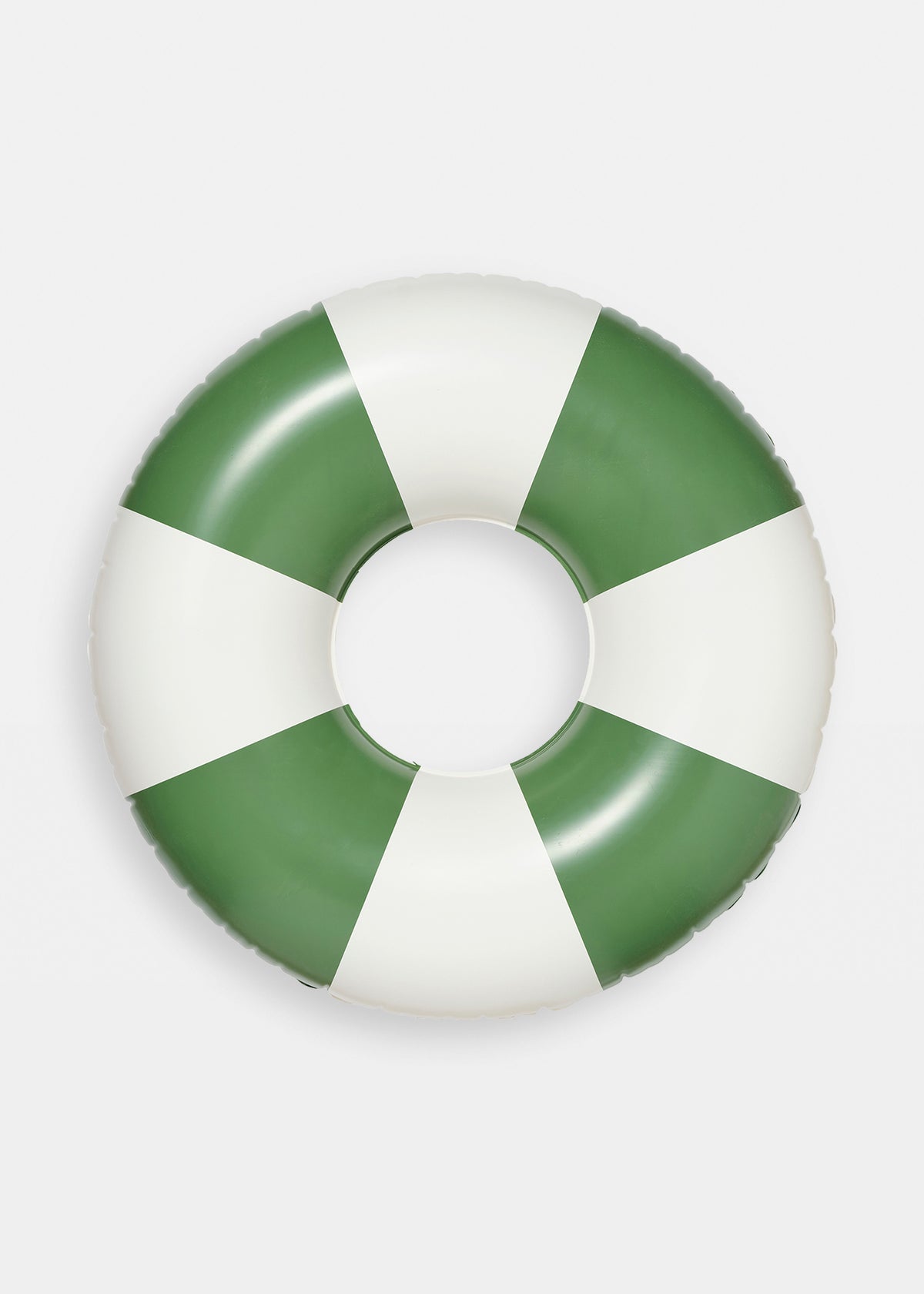 Slim Tube Pool Ring OLIVE STRIPE