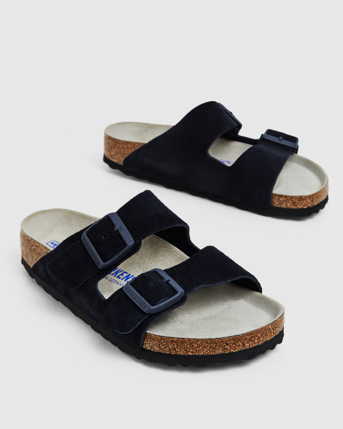 Arizona Regular Suede Leather Sandals Midnight Navy NAVY