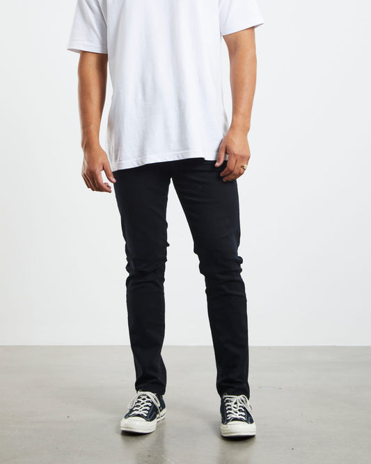 Ray Tapered Slim Denim Jeans NORTHER BLACK