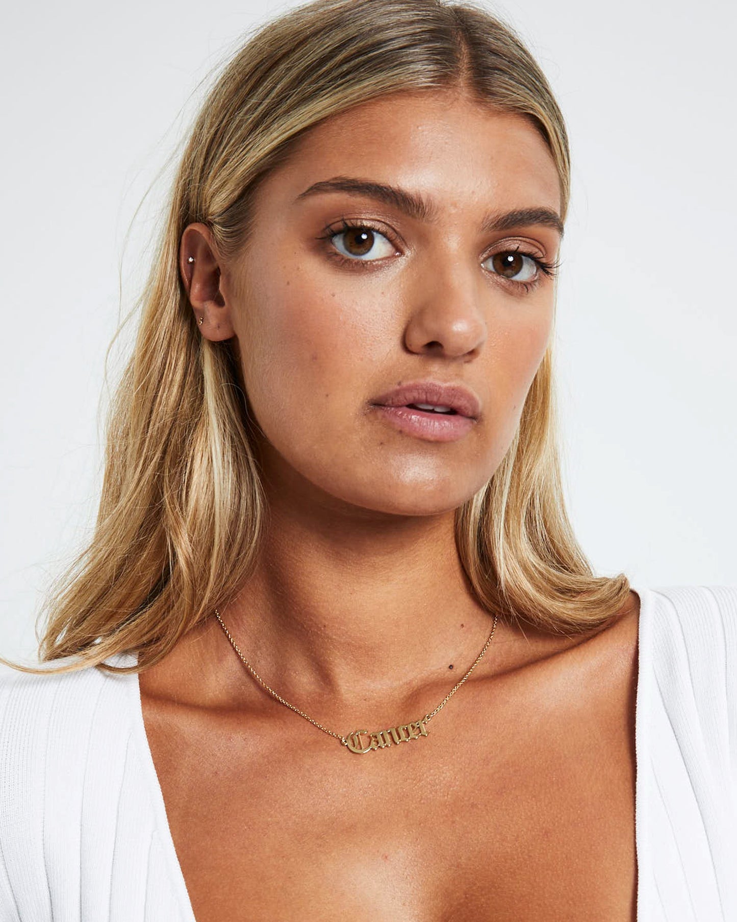 14k Gold Cancer Star Sign Necklace