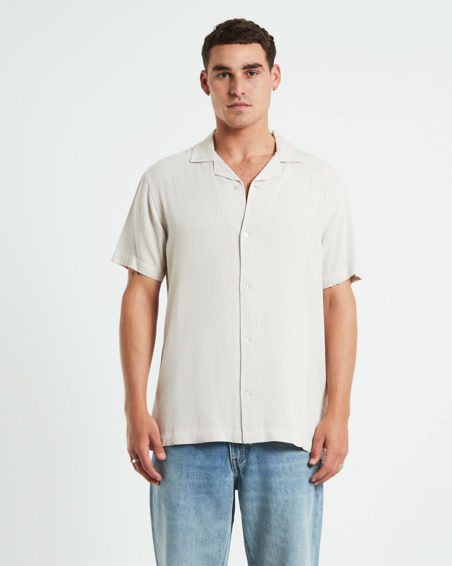 The Reckoner Short Sleeve Shirt Stone