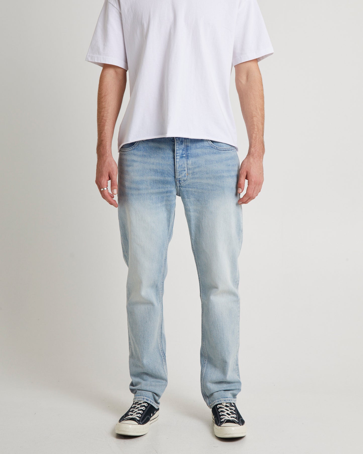 Ray Straight Slim Denim Jeans Light