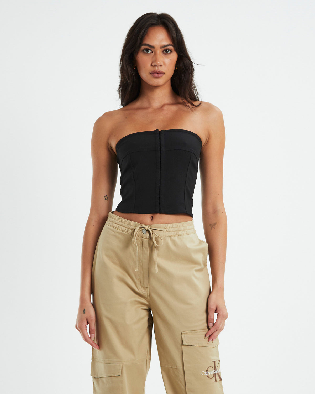 Bustier Top Black BLACK