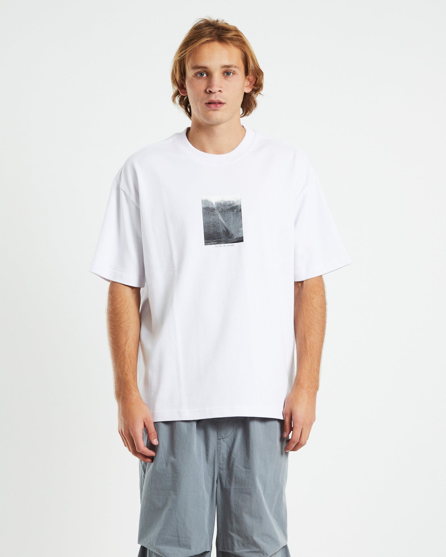 Chaos Faith Short Sleeve T-Shirt White