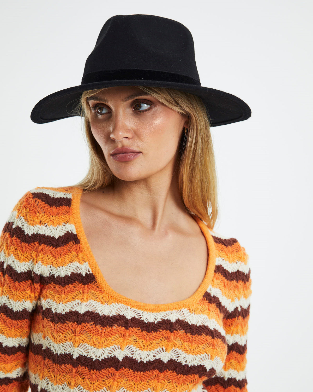 Amara Felt Hat BLACK