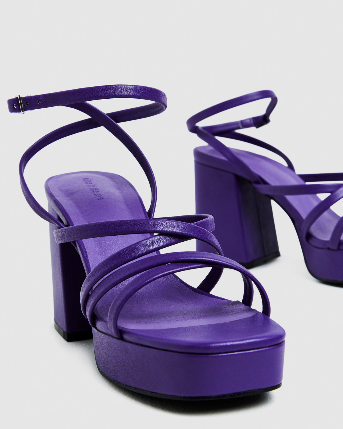 Pump It Platform Heels Violet PURPLE