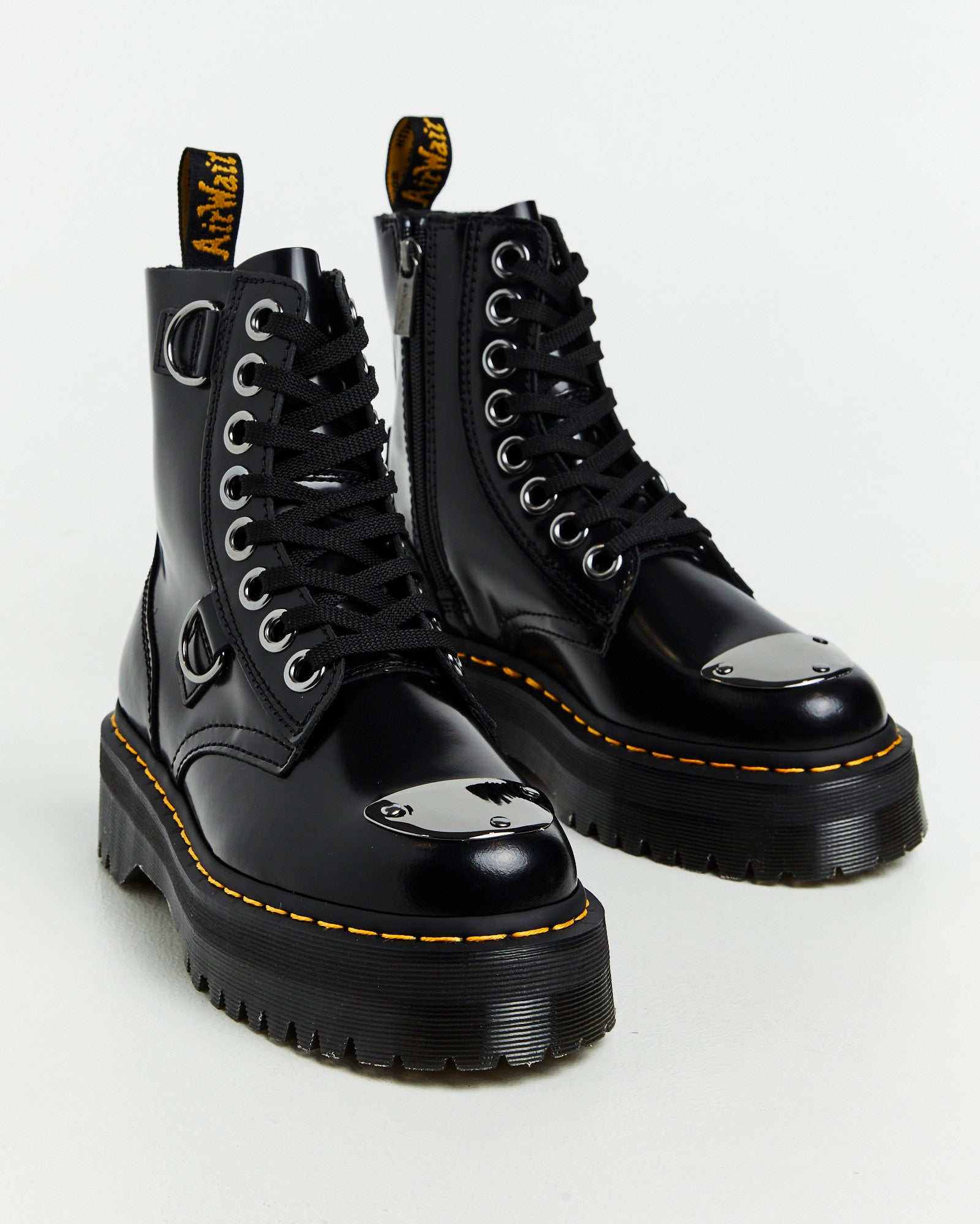 Jadon Alt 8 Eye Boots Black Buttero BLACK