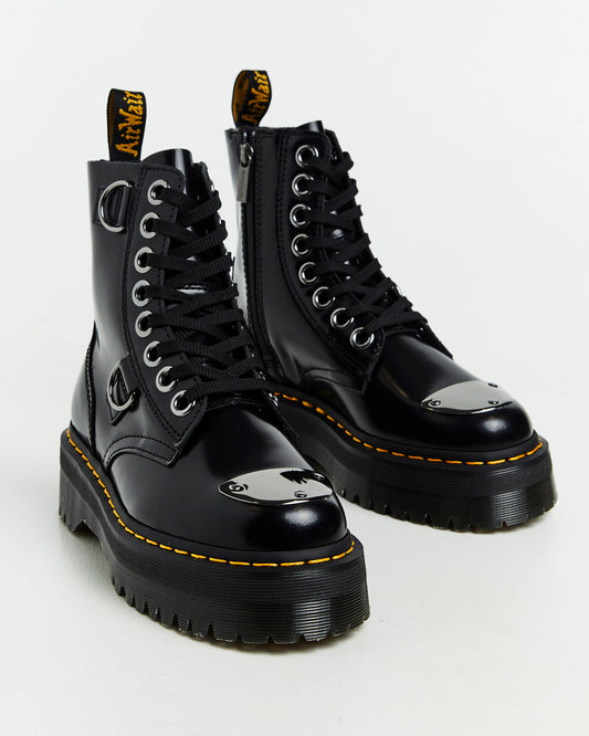 Jadon Alt 8 Eye Boots Black Buttero BLACK