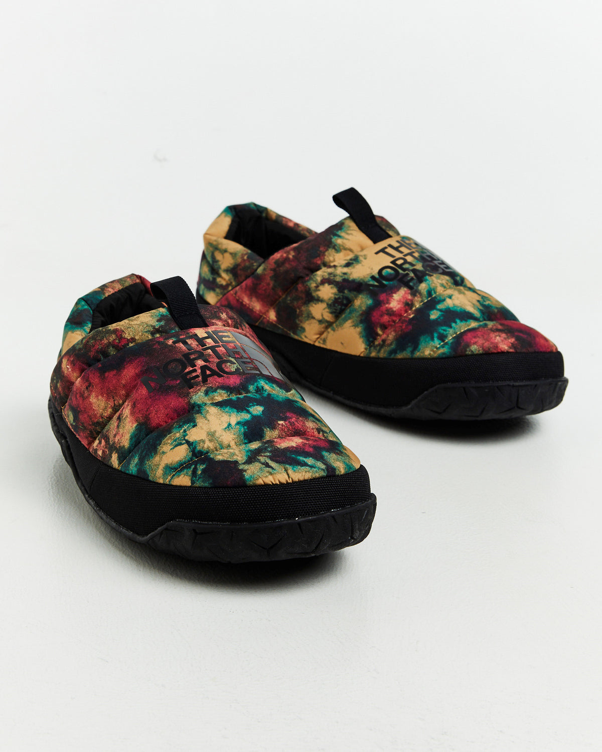 Nuptse Mules Tan/Icedye/Black Multi