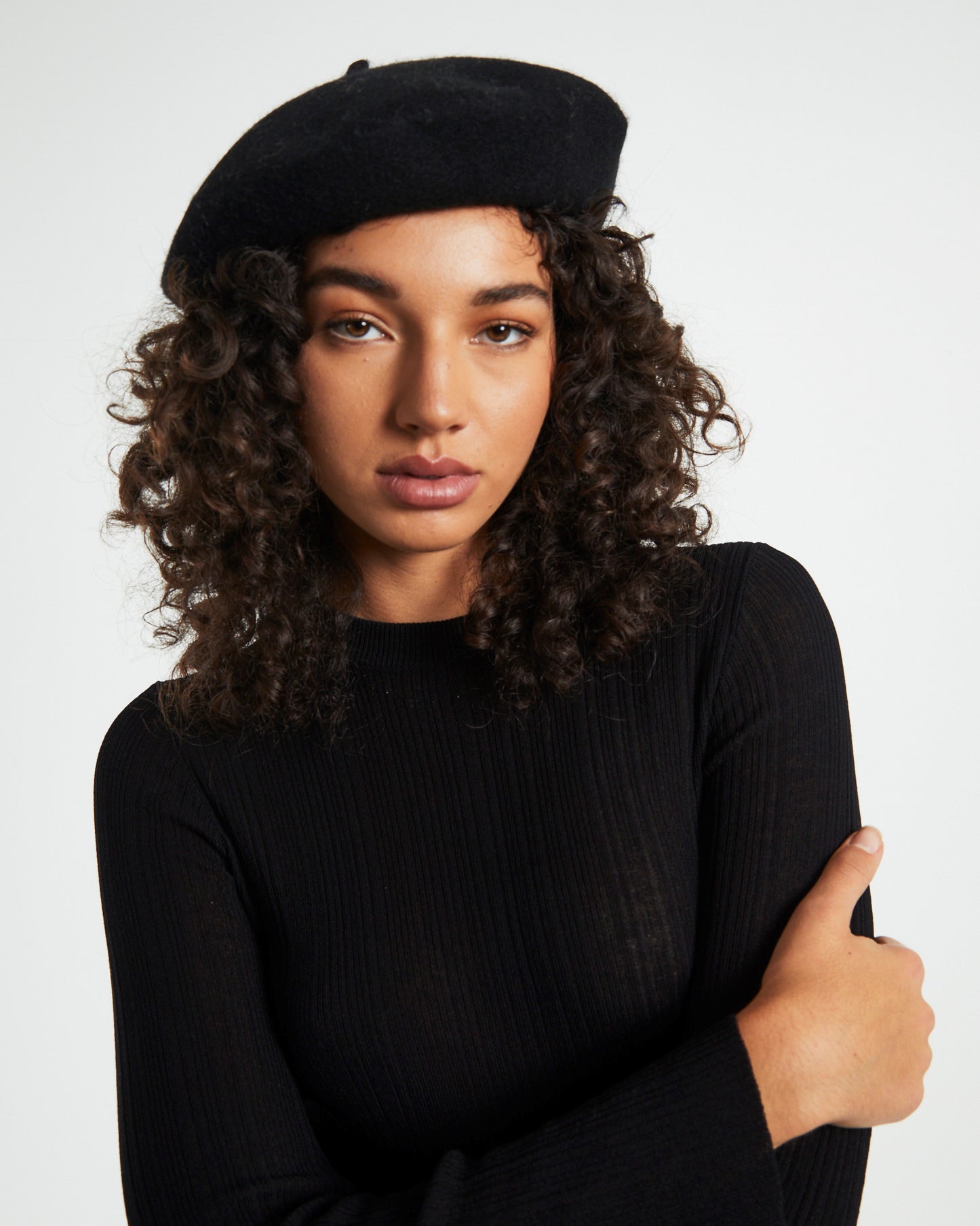 Belle Beret Black