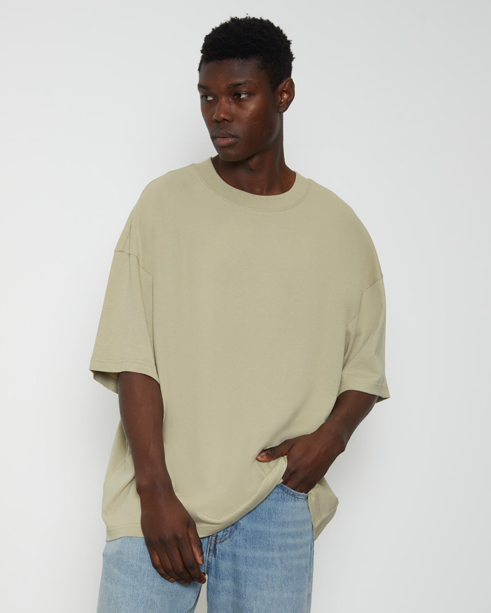 OG Oversized T-Shirt in Sand TAN