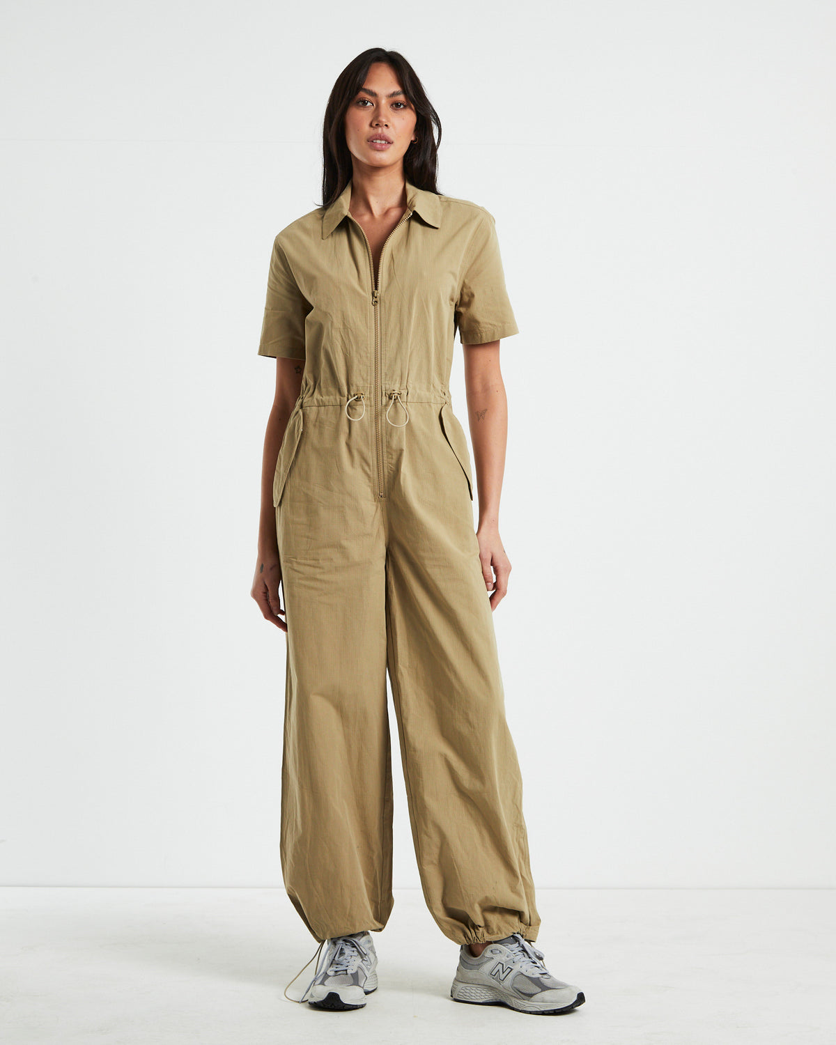 Riley Tech Boiler Suit Beige BEIGE