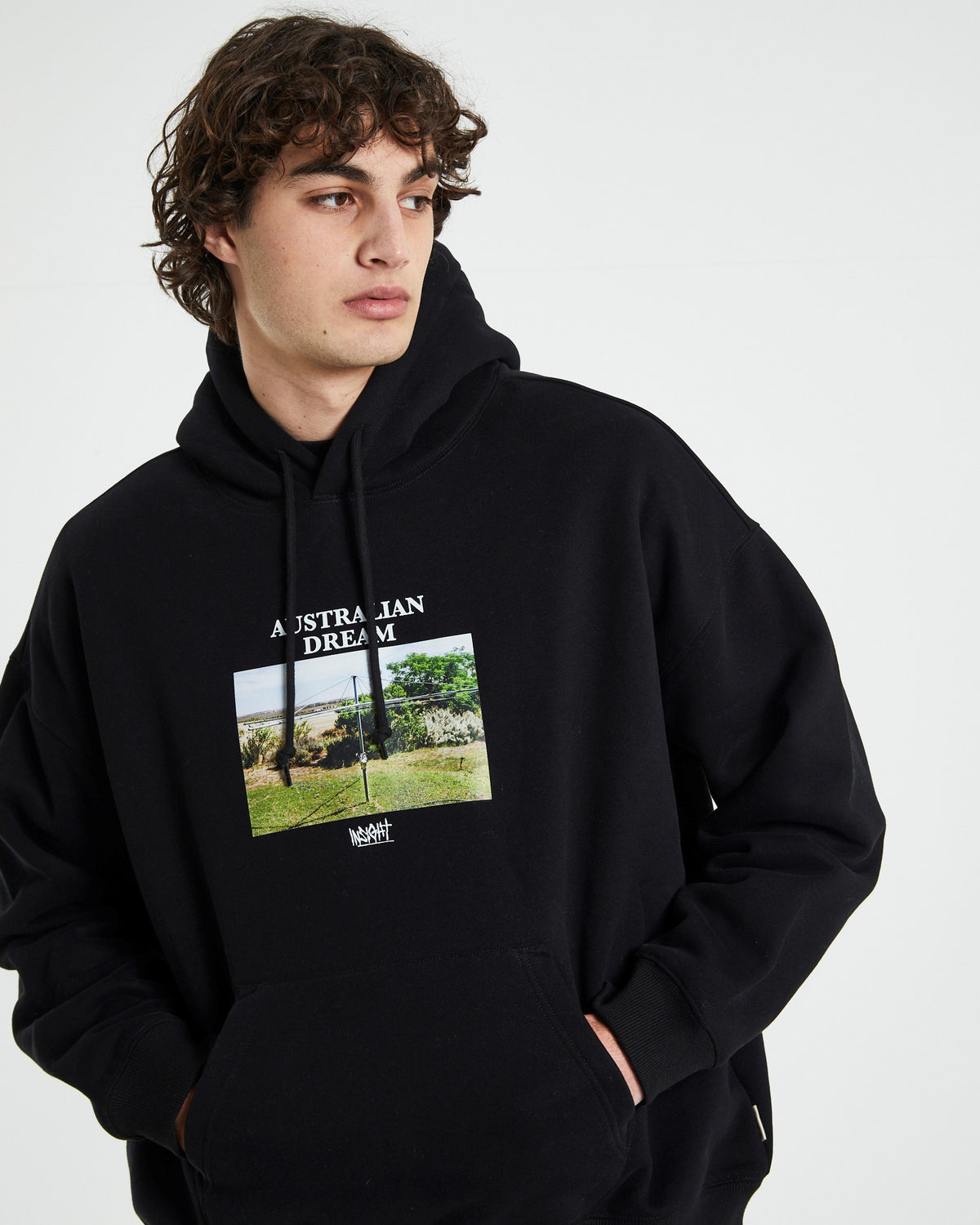 Australian Dream Hoodie in Black BLACK