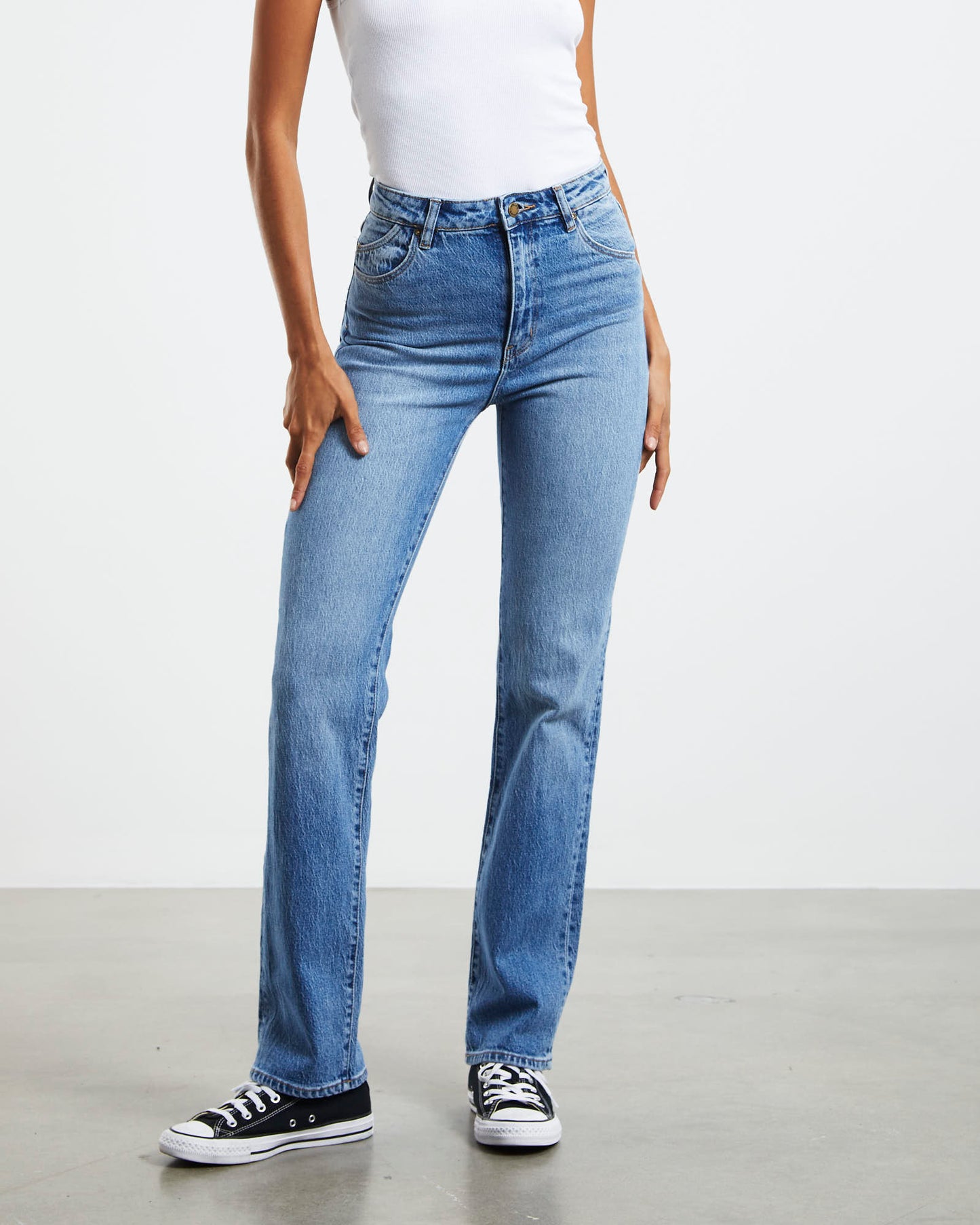 Original Straight Long Denim Jeans Brad
