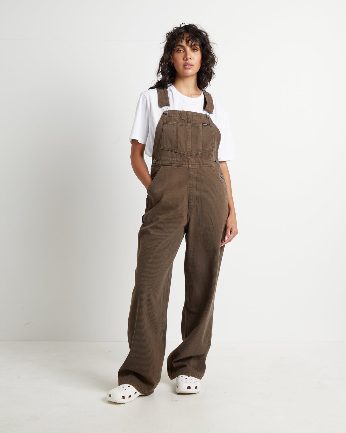 Get Gone Overalls in Choc Hickory Brown BROWN