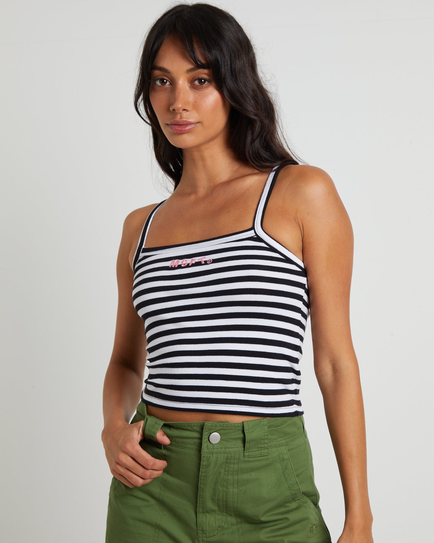 Devod Singlet Top in White