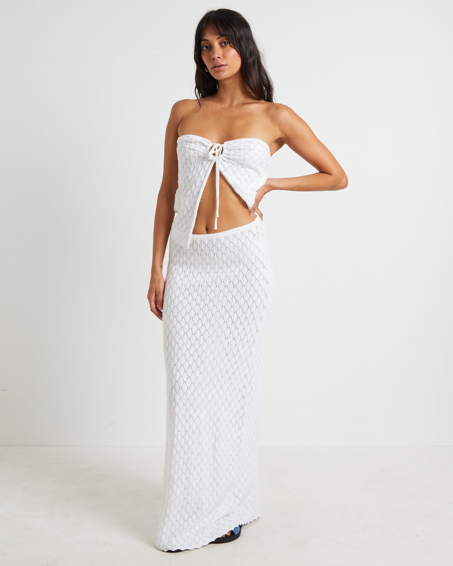Josie Crochet Maxi Skirt