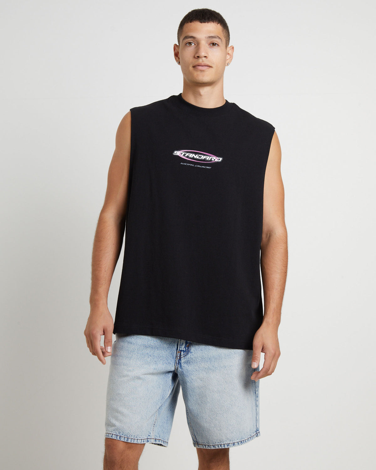 Blade Muscle Tee in Black BLACK