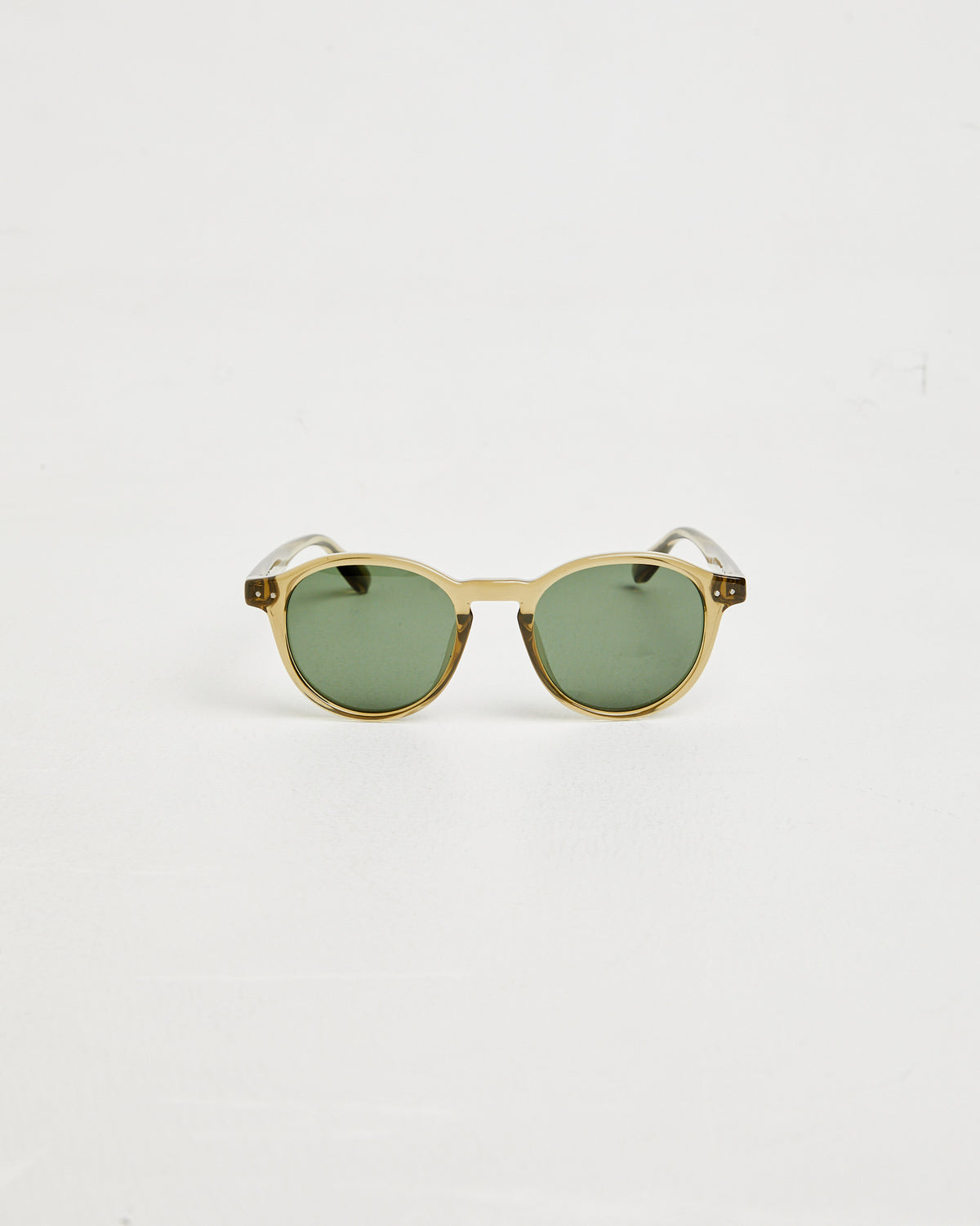Mel Polished Sunglasses in Ochre Dark Green OCHRE