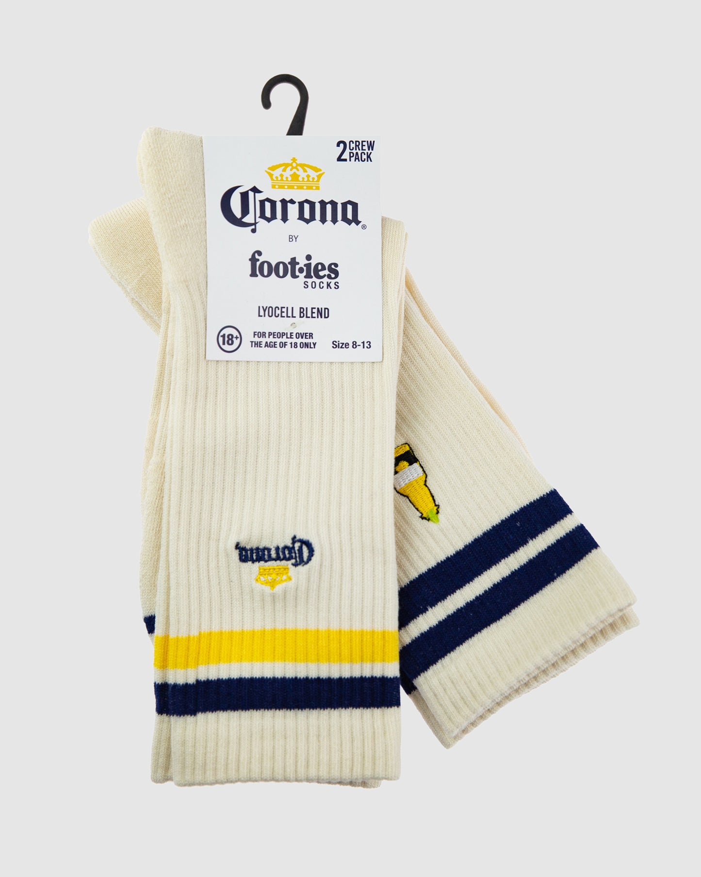 Corona Retro Sneaker Socks 2 Pack