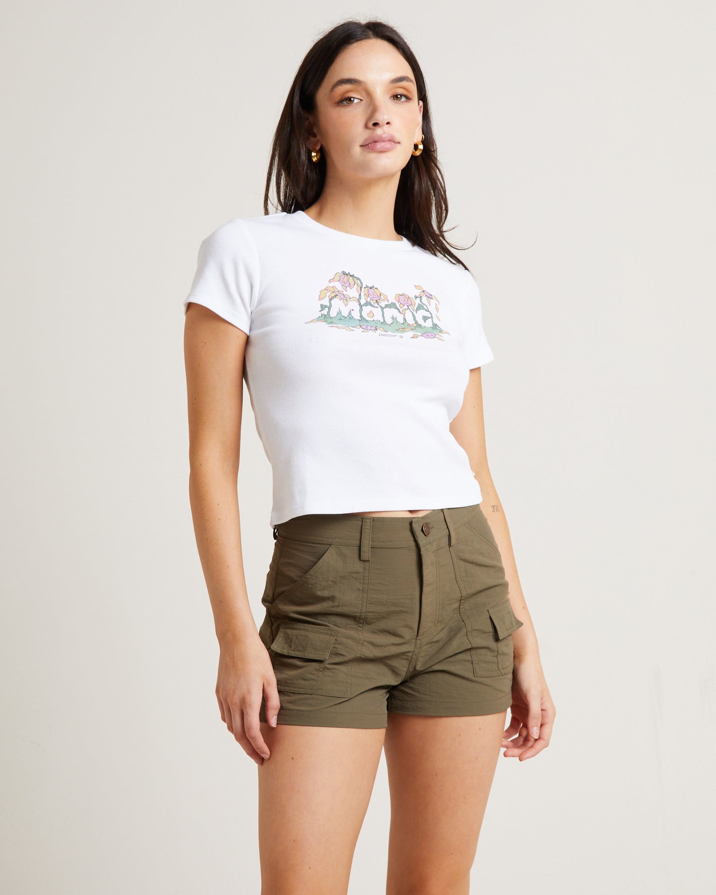 Growth Mini Tee in White