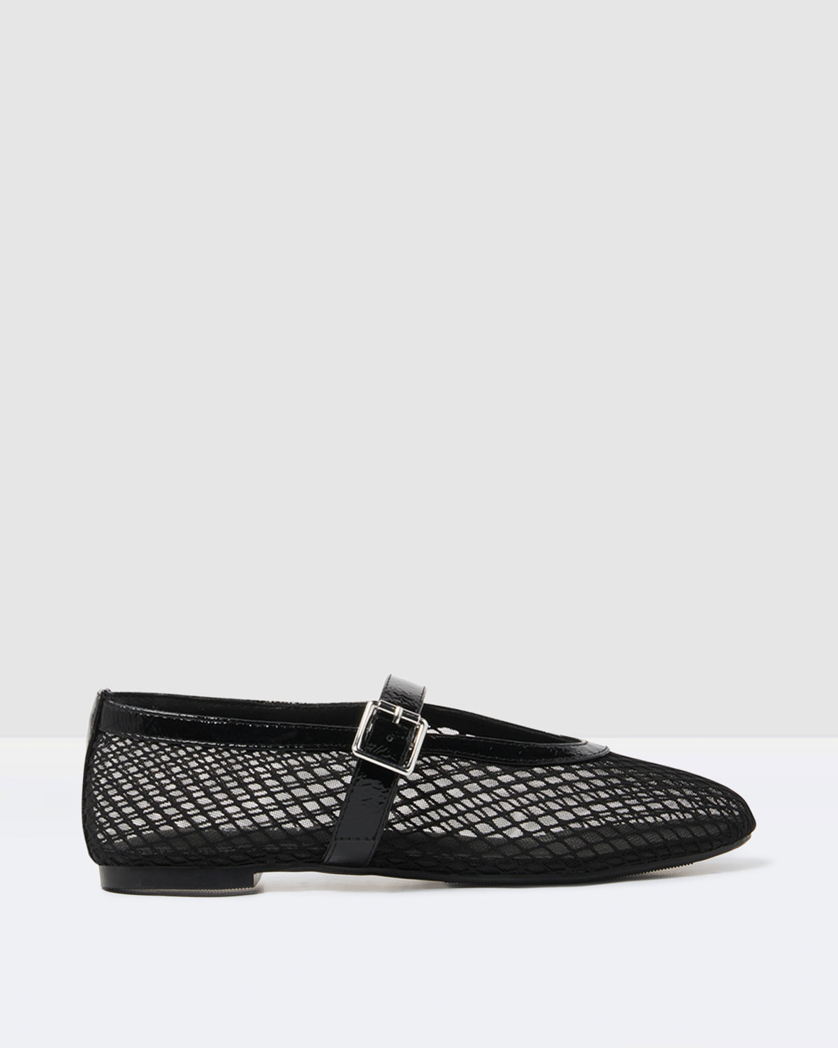 Addie Ballet Flats in Black BLACK LEATHER