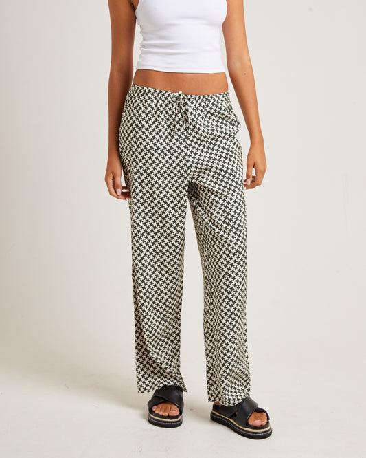 Minnie Crepe Pants Olive OLIVE