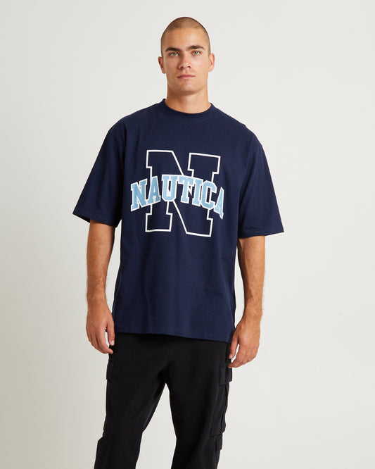 Omega Short Sleeve T-Shirt Navy NAVY