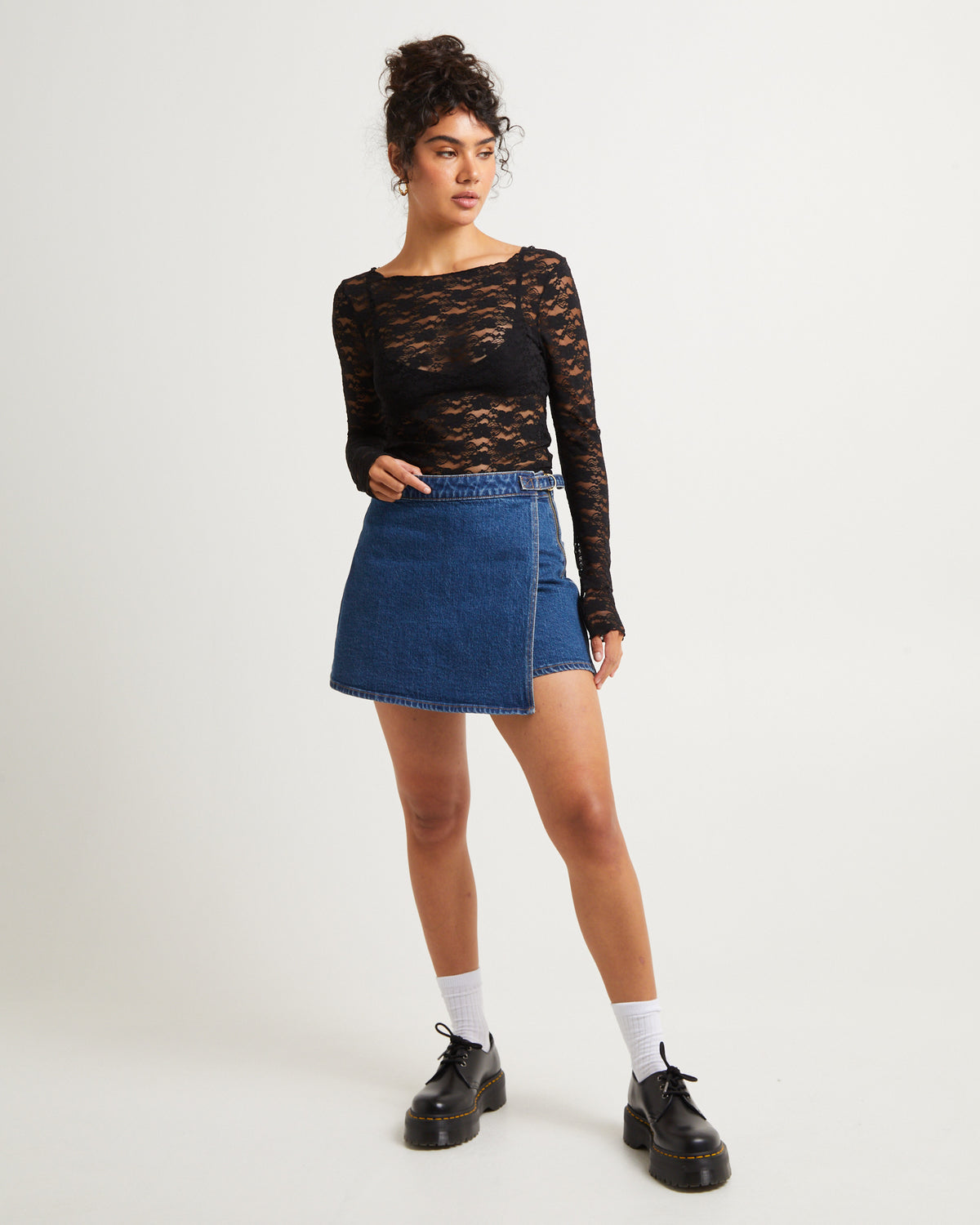 Denim Skort Eco Ruby