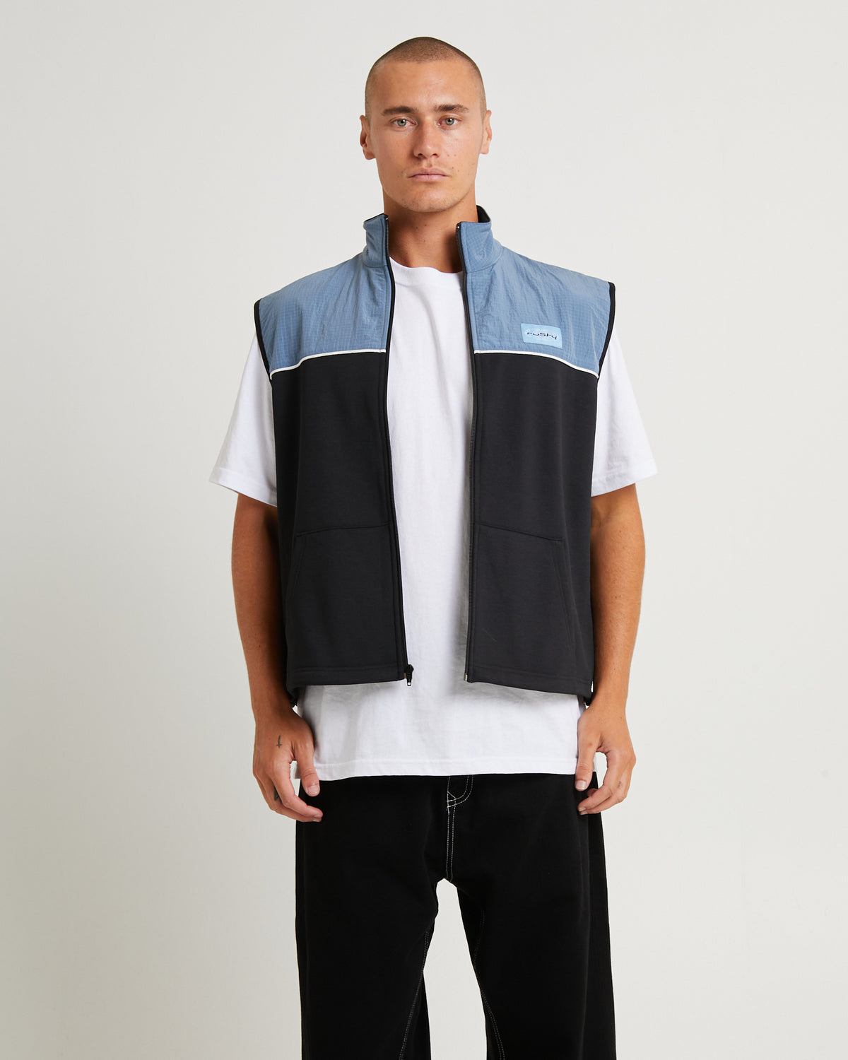 Tekkers Unisex Fleece Vest Coal COAL