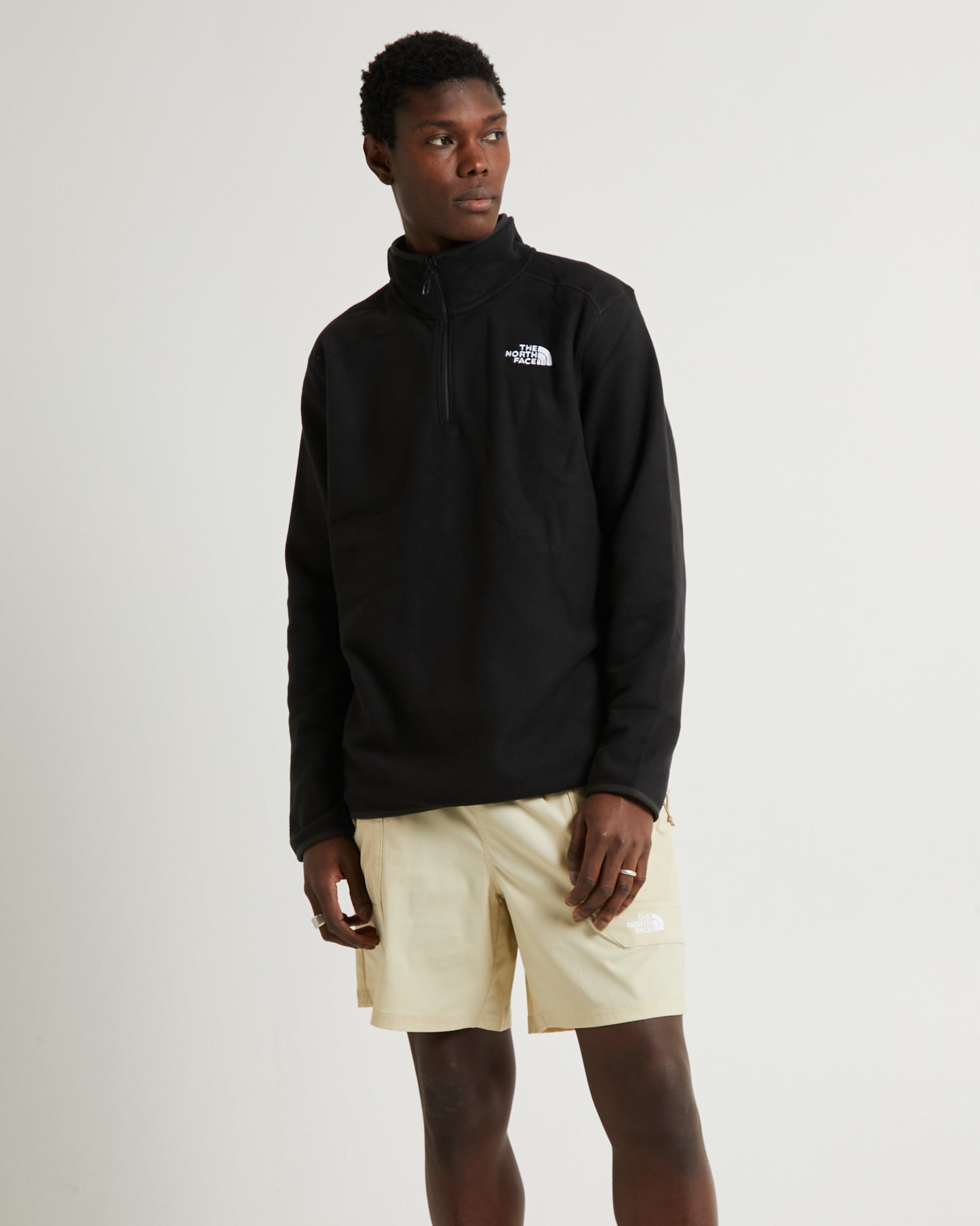 100 Glacier 1/4 Zip Jumper Black