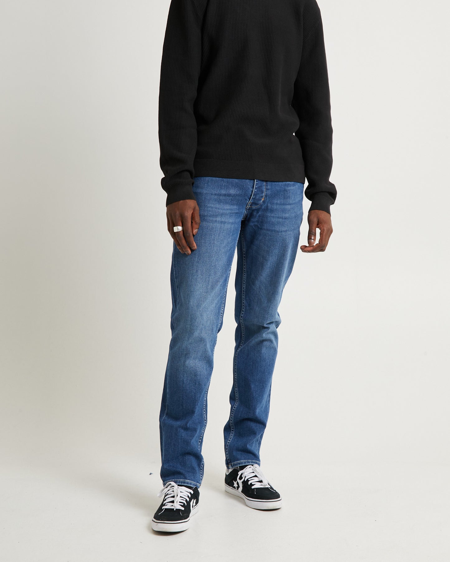 Lou Straight Denim Jeans Shiver