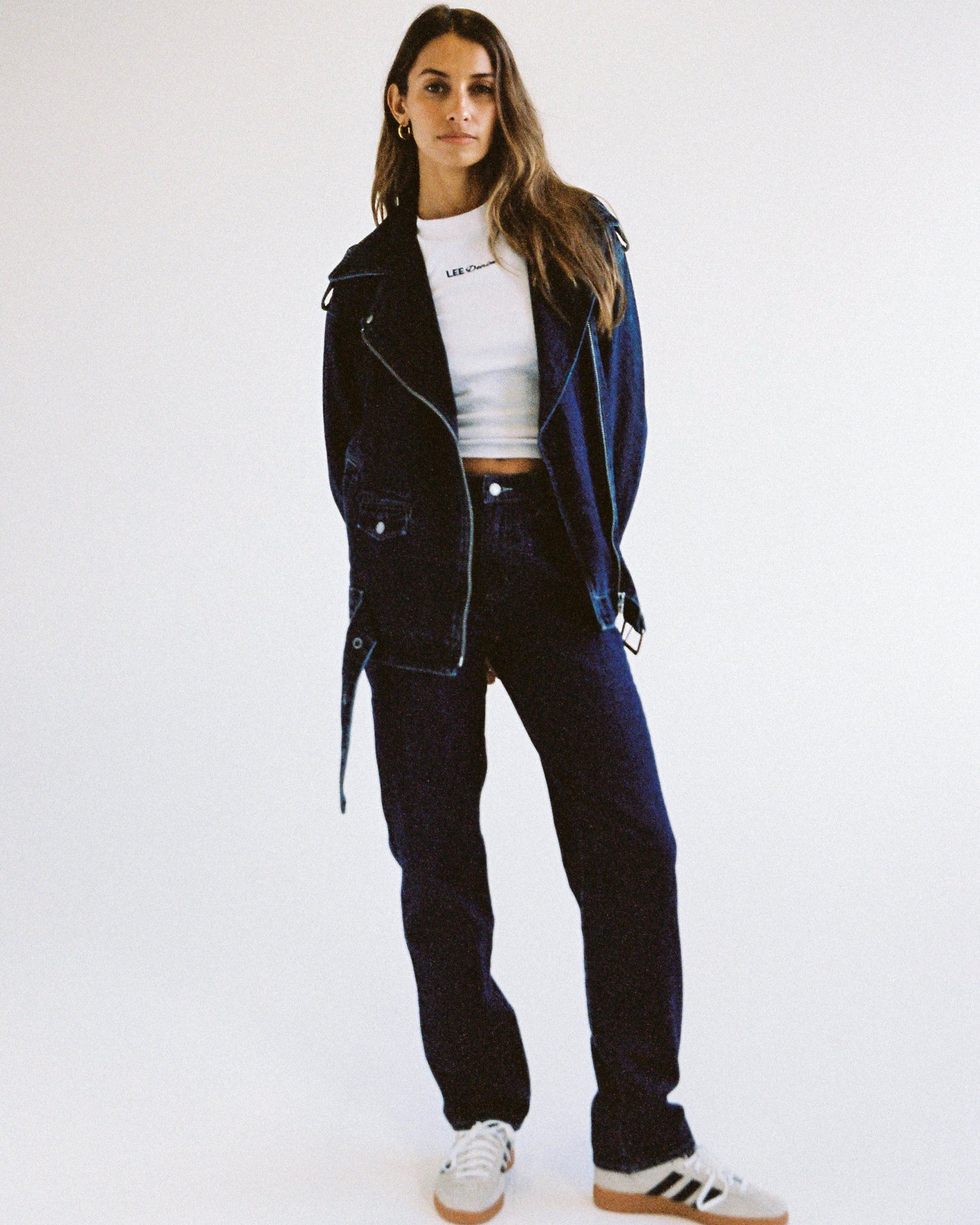 Signature Mid Slim Straight Denim Jeans Essential Rinse