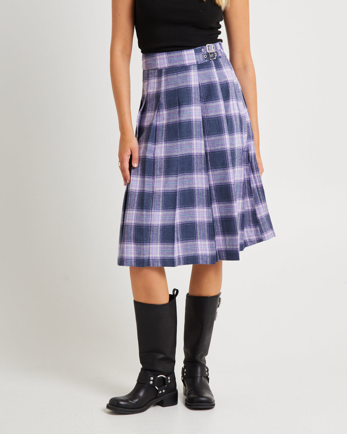Paris Texas Midi Skirt NAVY