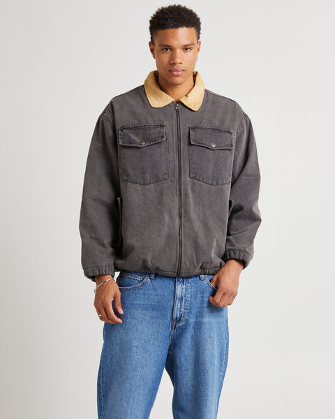 Blackbird Denim Jacket Washed Black – General Pants Co.
