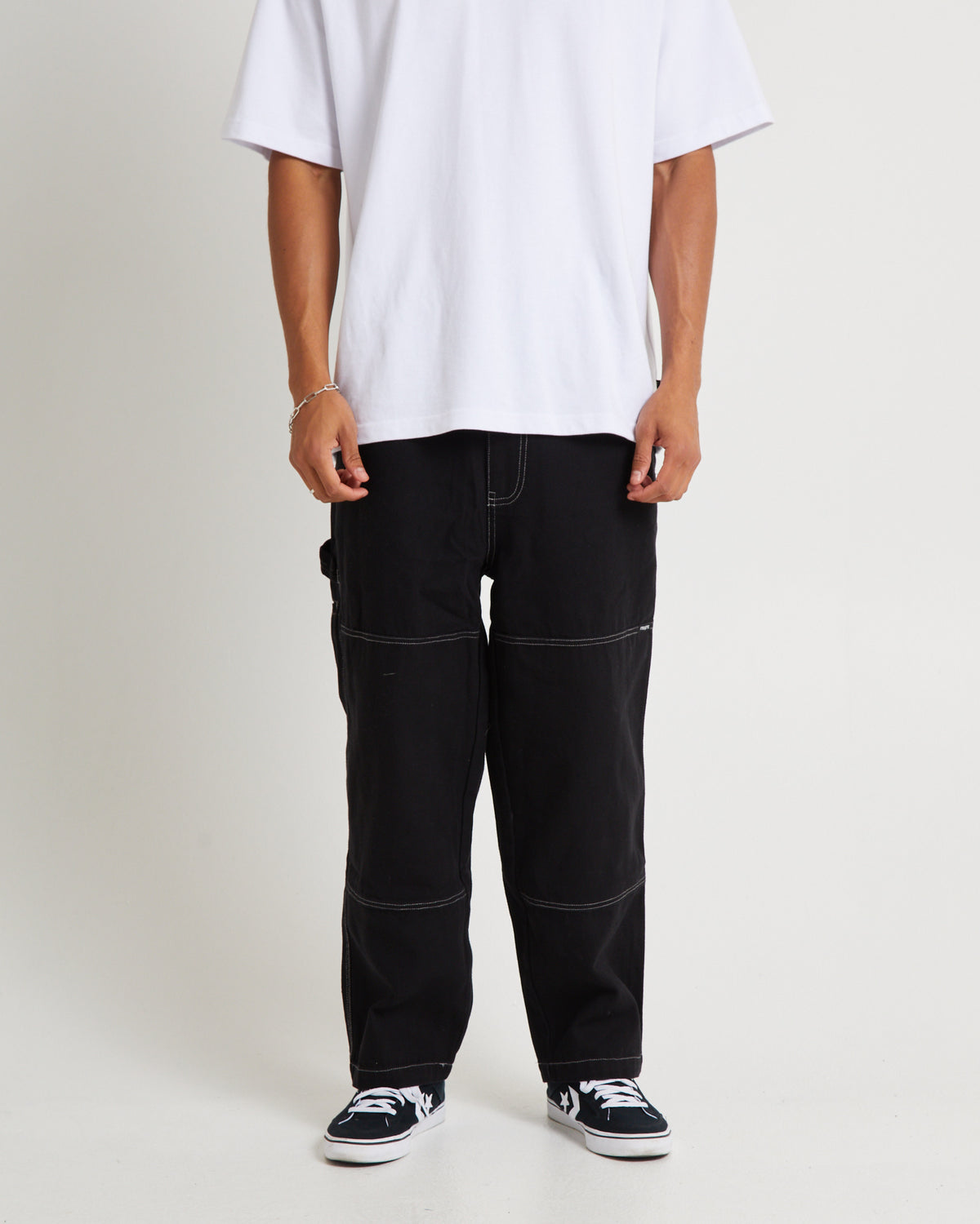 Timer Canvas Double Knee Pants