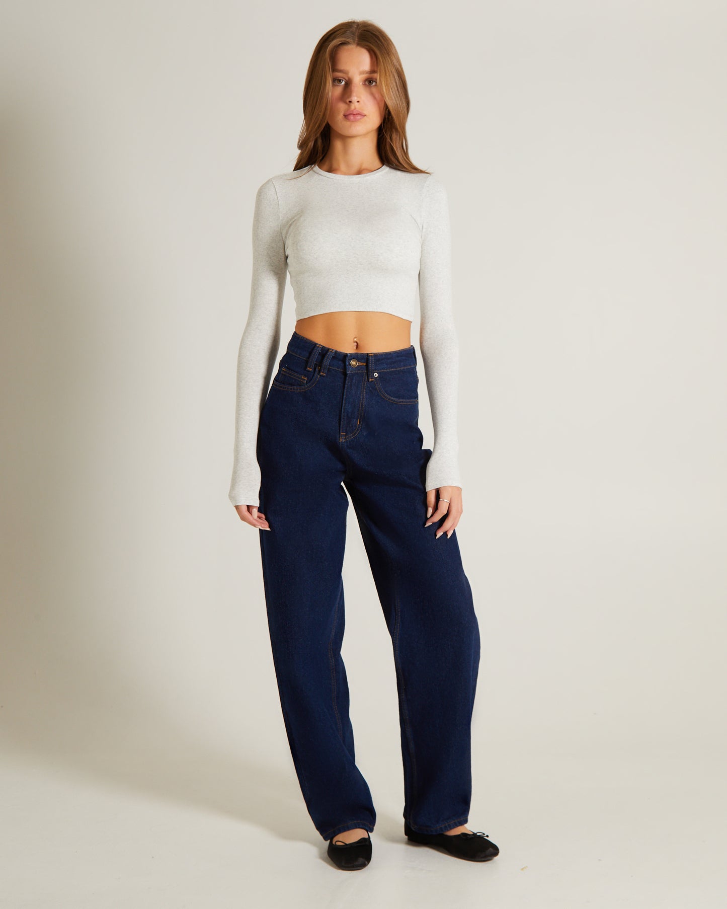 Long Sleeve Crop Top