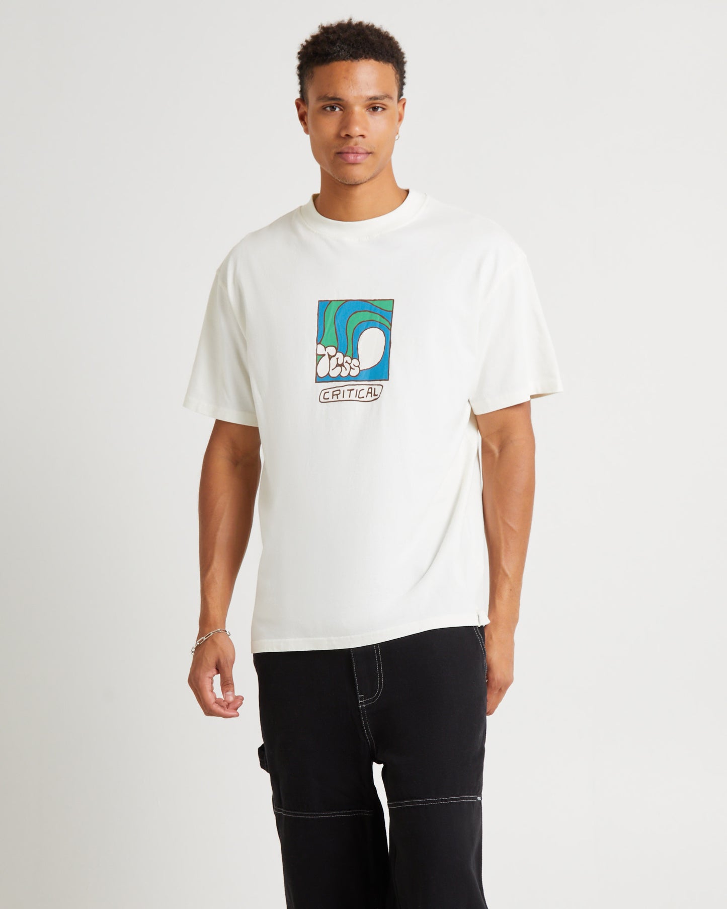 Washroom Short Sleeve T-Shirt Vintage White