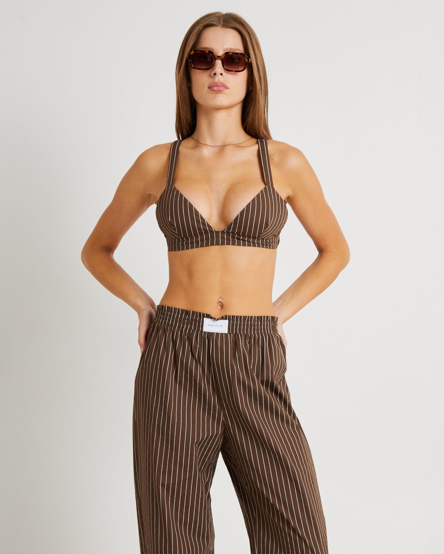 Poppy Stripe Bralette