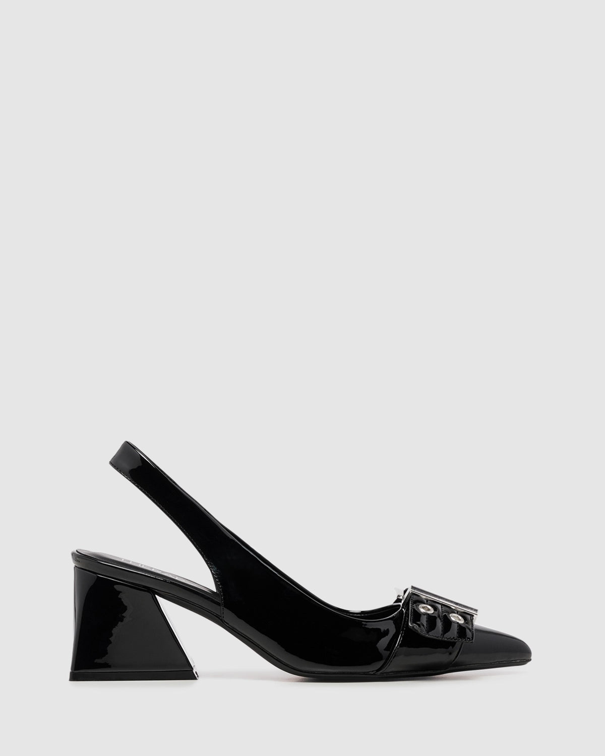 Slay Slingback Pump Black Patent BLACK PATENT